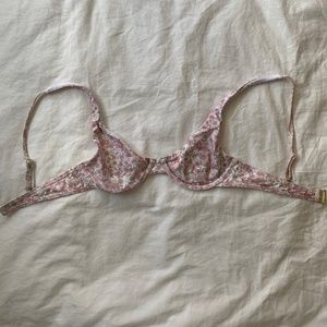 Pacsun floral bikini top